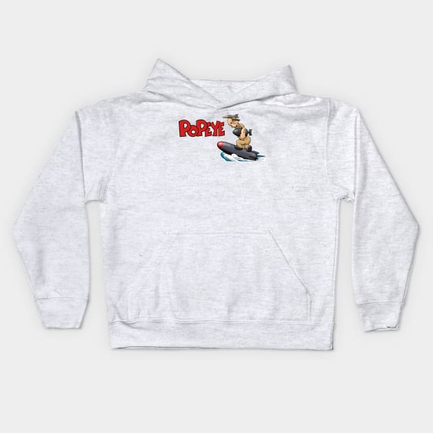 popeye Kids Hoodie by randycathryn